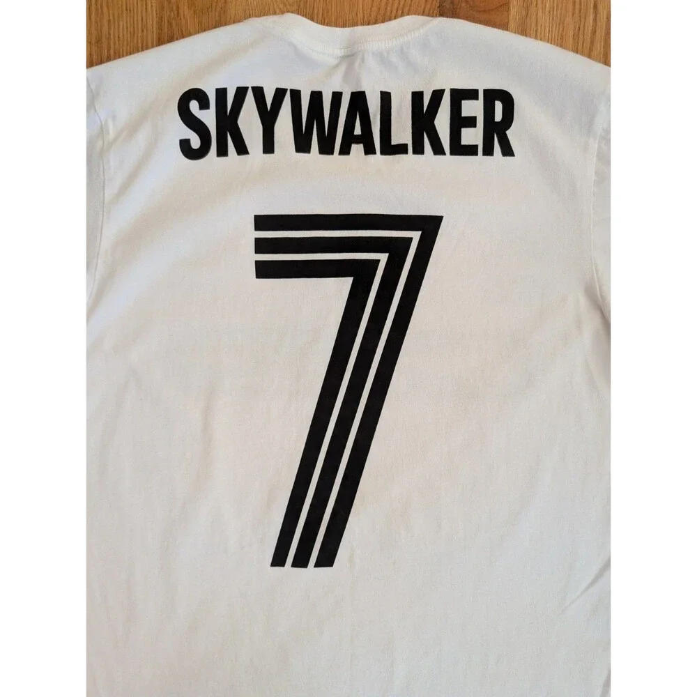 Star Wars Adidas Luke Skywalker #7 X-Wing Soccer Jersey T-Shirt Mens Large